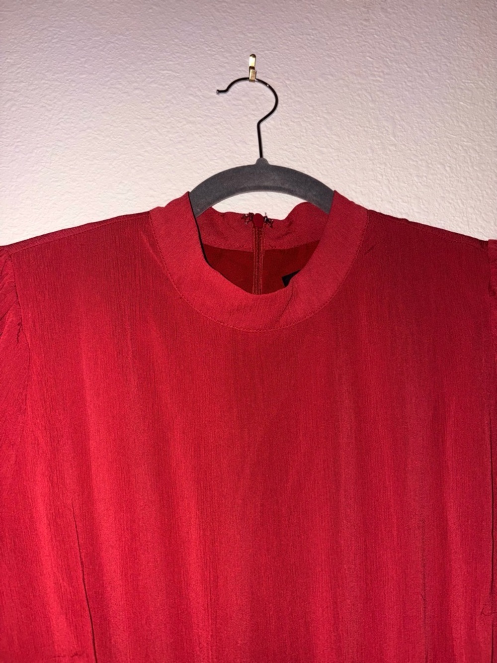 Lulu's Autumn Bliss Rusty Rose - Long Sleeve Cutout Mini Dress Size Large - Picture 5 of 8